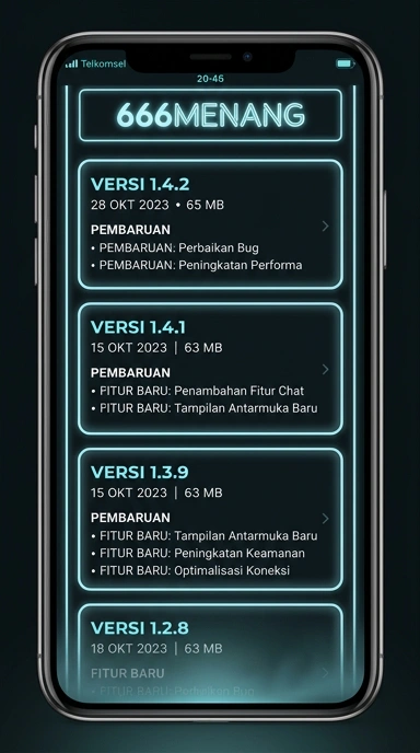 Riwayat Versi Terbaru 666menang untuk Pengguna Android