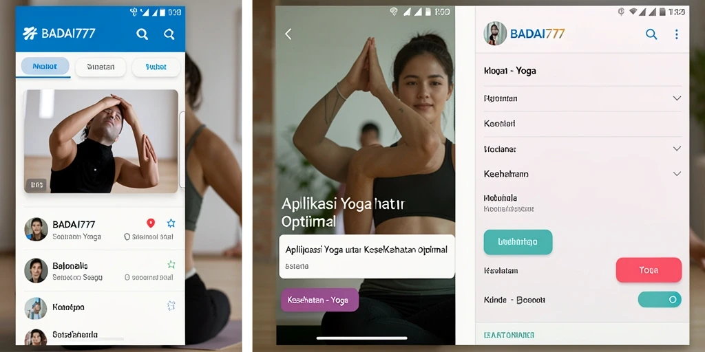 Tampilan antarmuka BADAI777 yang ramah pengguna untuk latihan yoga.