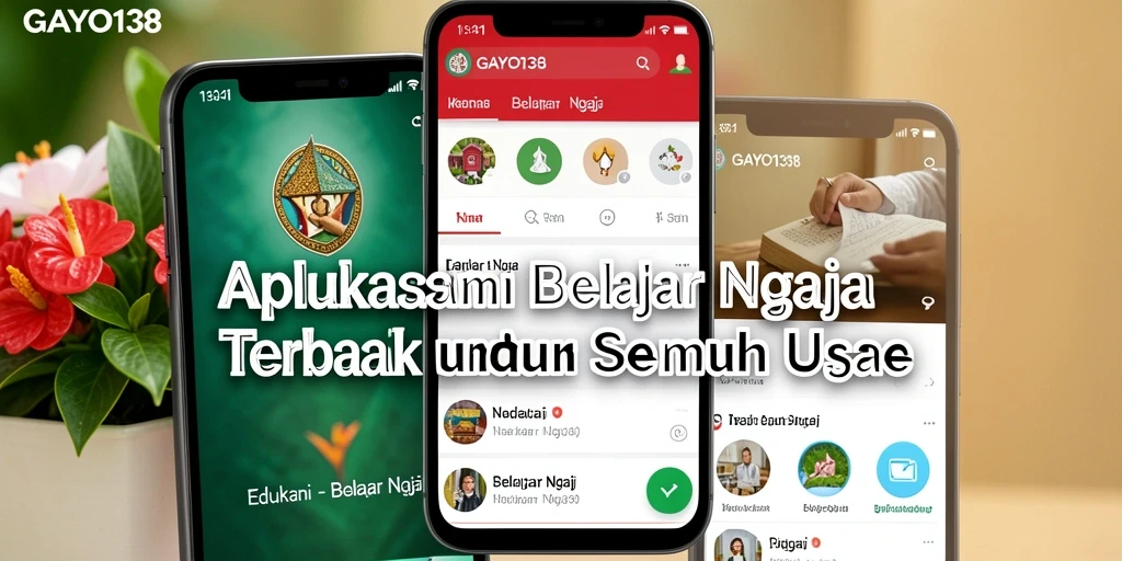 Antarmuka sederhana dan fitur interaktif GAYO138 dalam belajar Ngaji.