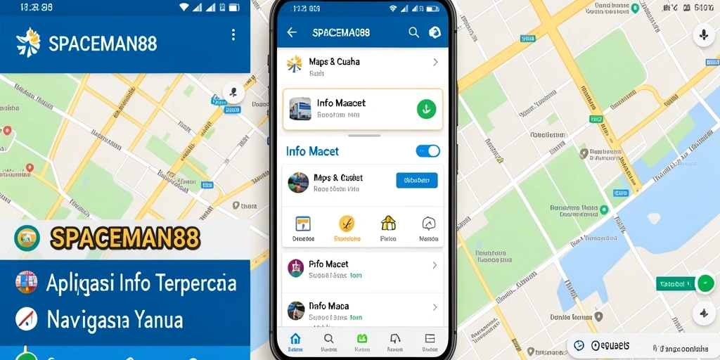 Antarmuka SPACEMAN88 menampilkan informasi lalu lintas terkini.