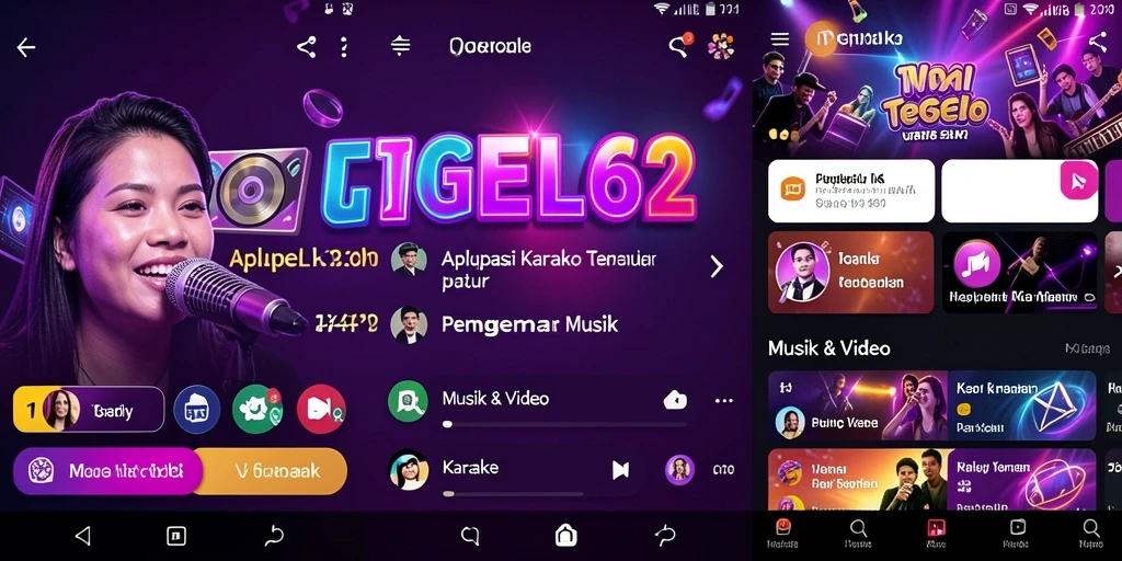 Tampilan antarmuka TOGEL62 yang menarik dengan fungsi karaoke yang lengkap.